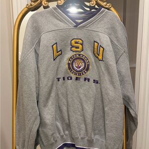 LSU vintage Gray Sweatshirt